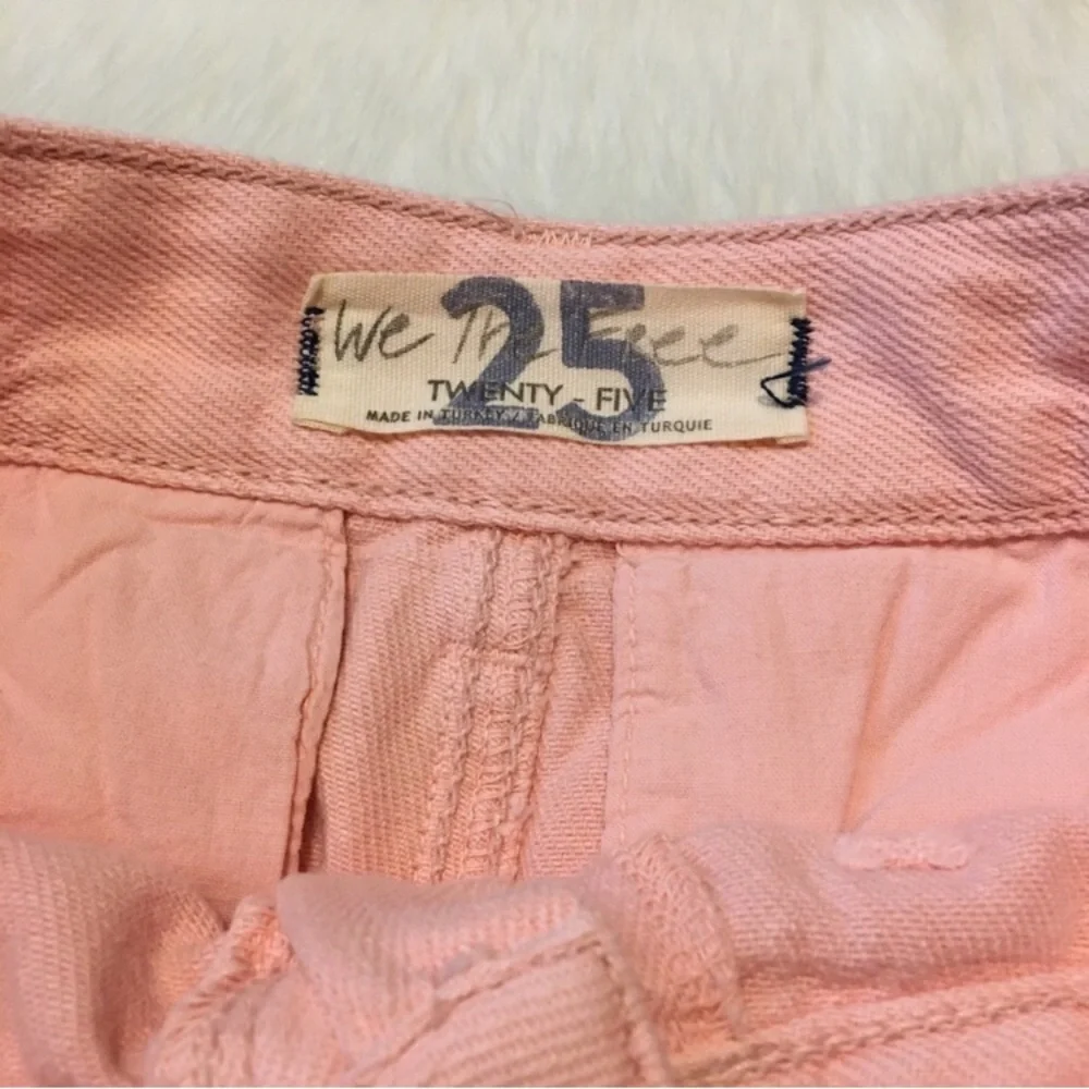 We The Free | NWT Free People Soft Pink City of Lights High Rise Jeans - Picture 12 of 14